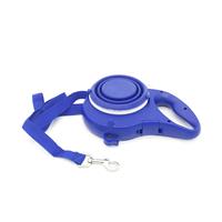 רצועה לכלב מובנית דיספנסר מים ואחסון שקיות פסולת