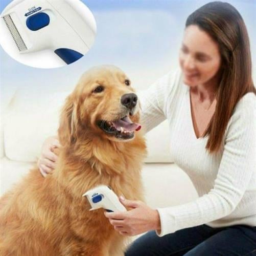 מסרק אלקטרוני לניקוי קרציות פרעושים ופשפשים מחיית המחמד