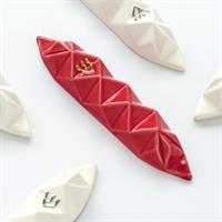מזוזה אוריגמי - עיצוב מודרני - עבודת יד מקרמיקה