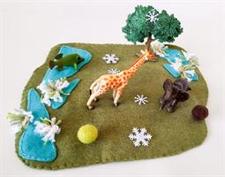 משטח משחק דו צדדי - ספארי