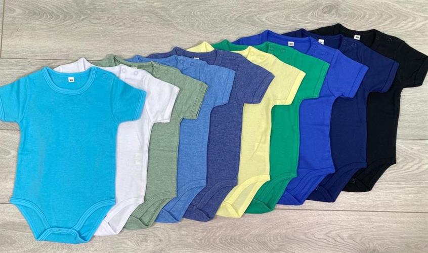 10 בגדי גוף קצרים כחולים