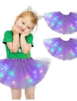 חצאית טוטו מוארת לילדות