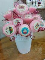 דף טרנספר - תודה - ללוח בצורת עיגולים - ליצירה