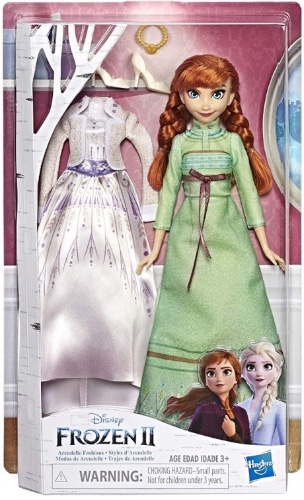 פרוזן 2- בובה של אנה עם שתי תלבושות