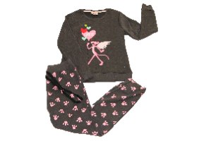 פיג'מת פוטר הפנתר הורוד נשים