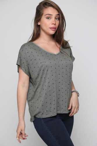 חולצת עוגן-ירוק