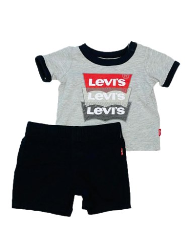 חליפת שורט LEVIS הדפס לוגו 0-9