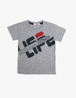 חולצת טריקו בנים מודפס LIFE