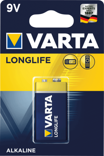 סוללה Varta 9V Alkaline