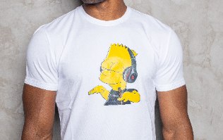 טי שרט  T - AKASHI LOGO צבע לבן D.J