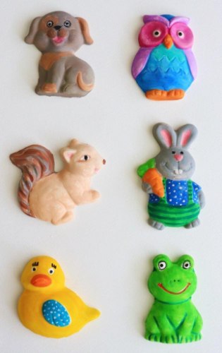 תבנית יציקה 6 דגמים - חיות