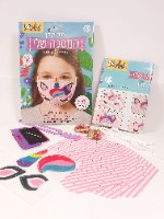 המסיכה שלי - תפירה ןקישוט מסיכת חד קרן