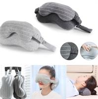 3ב1 כרית כיסוי עיניים ואטמי אוזניים לנסיעות