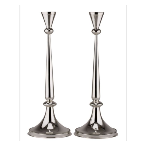 פמוטי כסף טהור דגם מנהטן