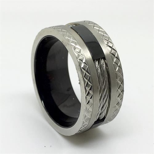 טבעת גברים פלדה (MY11120013077 (Stainless steel