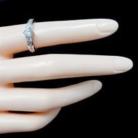 טבעת כסף משובצת אבני זרקון  RG5637 | תכשיטי כסף | טבעות כסף