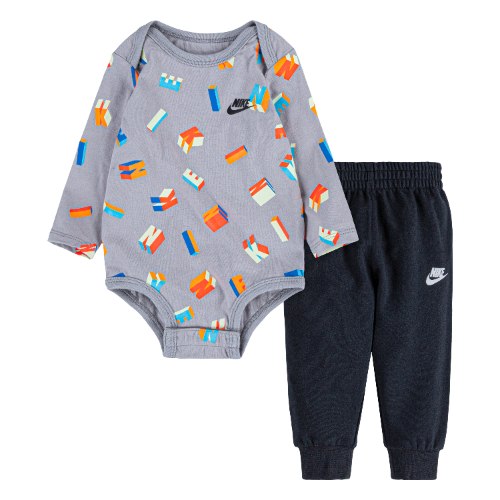 חליפת בגד גוף NIKE מידות NB-9M אפור