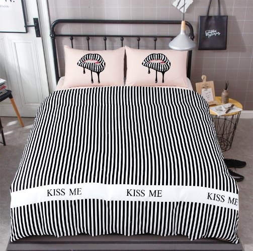 סט מצעים למיטת יחיד 90/200 דגם ליפס - 2272