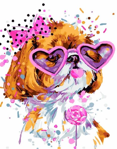 צביעה לפי מספרים - ליידי שיצו