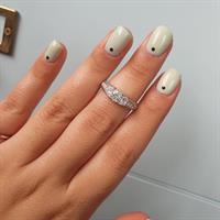 טבעת יהלומים בזהב 18 קראט 1.79