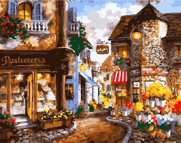 צביעה לפי מספרים - פטיסרי בפריז