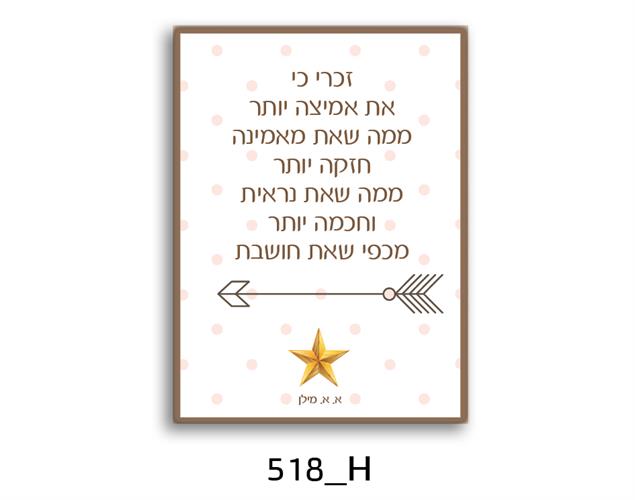 תמונת השראה מעוצבת לתינוקות, לסלון, חדר שינה, מטבח, ילדים - תמונת השראה דגם 518H