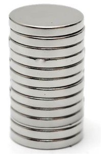 מגה מגנט קוטר 1 ס"מ - 10 יח' בחב'
