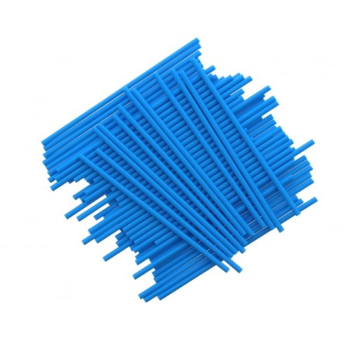 מקלות פלסטיק כחול ליצירה בשוקולד ובמרשמלו - 10 יחידות מקלות פלסטיק כחולים ליצירה חדש מאתי דבש