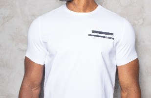 טי שרט SHARK SPORT    צבע לבן