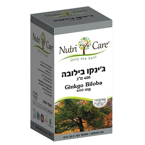 ג'ינקו בילובה, 400 מ"ג, 60 כמוסות,  נוטרי קר