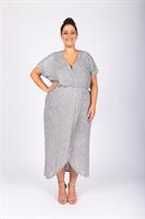 שמלת לורנה פייטים כסף