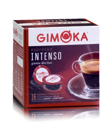 16 קפסולות תואם מודו מיו גימוקה Gimoka Espresso Intenso