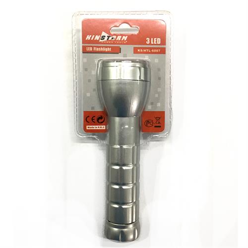 פנס תאורה 3 לדים 3 סוללות AAA