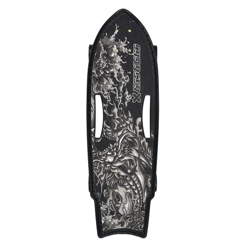 SKATEBOARD | סקייטבורד - צ'ארג'ר 75X אקס דרגון אפור 28 אינץ' | CHARGER X