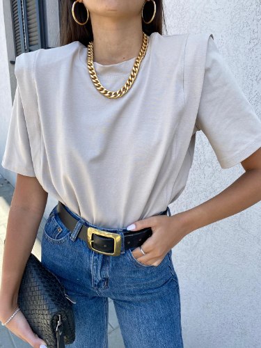 חולצת טיטי כתפיות אבן