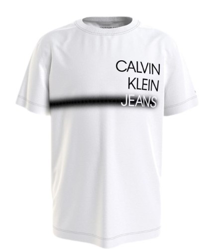 בייסיק לבנה בנים CALVIN KLEIN - מידות 4-16