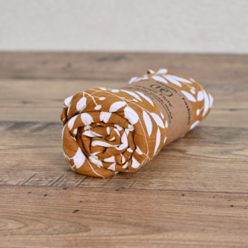 חיתול טטרה בד כותנה חמרה עלים