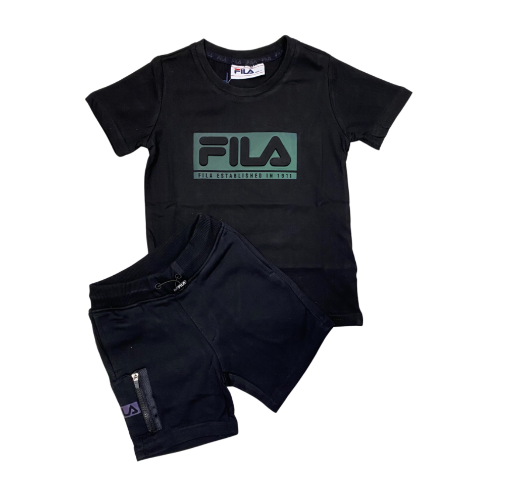 חליפת בנים לוגו אולטרה FILA בנים - מידות 2 עד 8 שנים