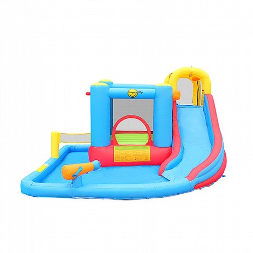 מתקן קפיצה מתנפח בשילוב פארק ומגלשת מים דגם 9251