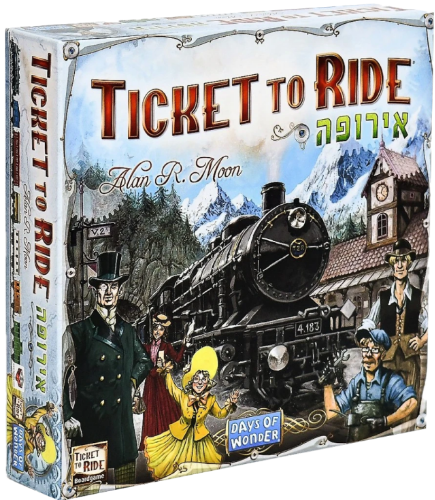 Ticket to Ride: Europe משחק הרפתקאות חוצה ארצות: אירופה