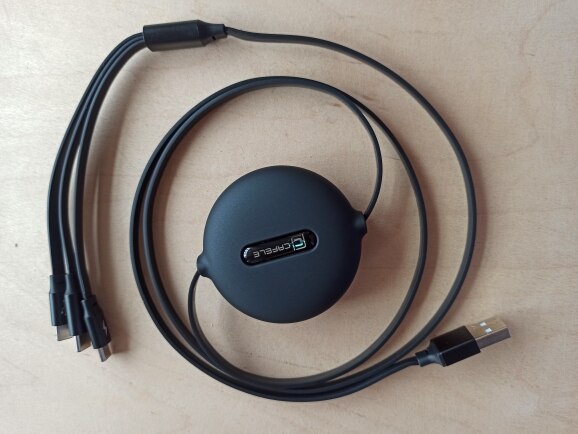 חוות דעת - מתאם הטענה ל-3 מכשירים- Charging3in1
