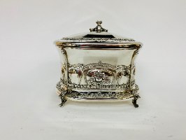 קופסת אתרוג כסף טהור