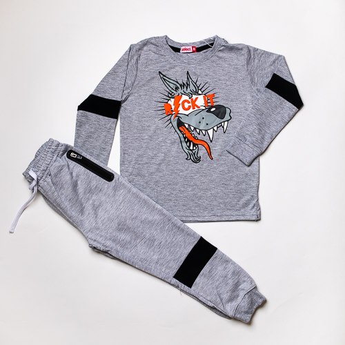 חליפת בנים טריקו זאב מלאנג'