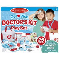 ערכת משחק רופא לילדים מבית מליסה ודאג