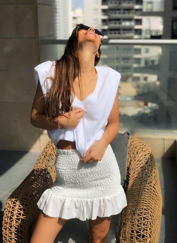 חצאית כיווצים מלמלות