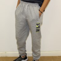 מכנס פוטר מעוצב VIBES אפור