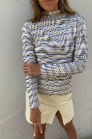 טופ דייגו פסים חצי גולף