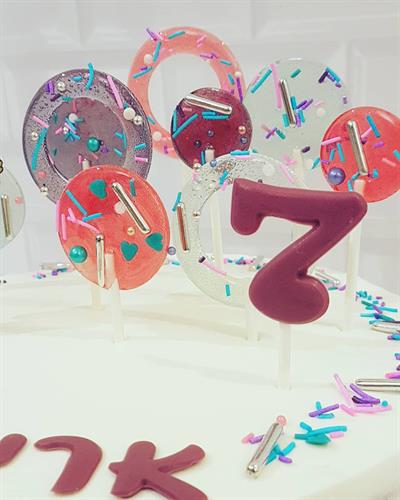 זוג תבניות  חישוק גדול 7 סמ לעבודה עם שוקולד | מסגרת כפולה לסוכריית איזומלט | קישוט עוגה חדש