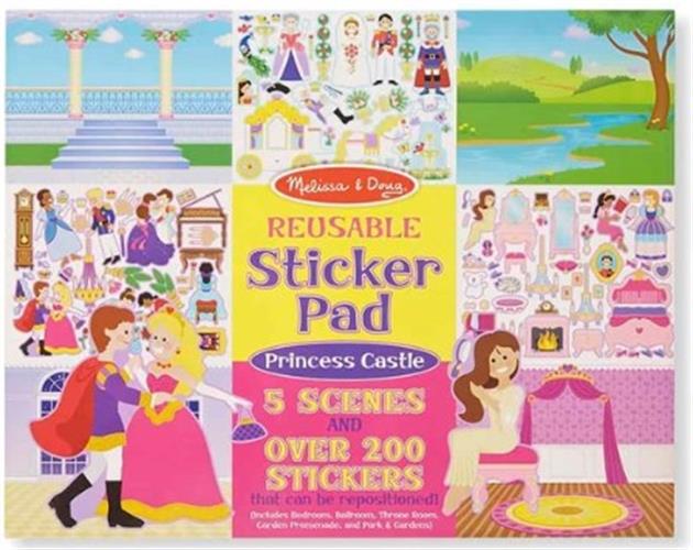 חוברת מדבקות - ארמון נסיכות