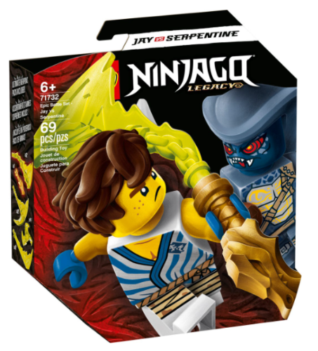 לגו Ninjago 71732 סט קרבות אפי - ג'יי נגד סרפנטין
